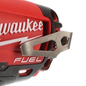 Milwaukee M12 FUEL 12-Volt Lithium-Ion Brushless Cordless 3/8 in. Impact Wrench Kit w/Two 2.0 Ah Batteries, Charger and Tool Bag
