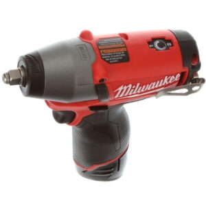 Milwaukee M12 FUEL 12-Volt Lithium-Ion Brushless Cordless 3/8 in. Impact Wrench Kit w/Two 2.0 Ah Batteries, Charger and Tool Bag
