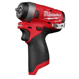 Milwaukee M12 FUEL 12-Volt Lithium-Ion Brushless Cordless Stubby 1/4 in. Impact Wrench (Tool-Only)