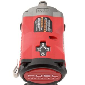 Milwaukee M12 FUEL 12-Volt Lithium-Ion Brushless Cordless Stubby 1/2 in. Impact Wrench Kit with One 4.0 and One 2.0Ah Batteries
