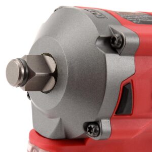 Milwaukee M12 FUEL 12-Volt Lithium-Ion Brushless Cordless Stubby 1/2 in. Impact Wrench Kit with One 4.0 and One 2.0Ah Batteries
