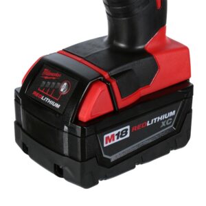 Milwaukee M18 18-Volt Lithium-Ion Cordless 1/2 in. Impact Wrench with Pin Detent Kit with (2) 3.0Ah Batteries, Charger & Hard Case