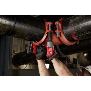 Milwaukee M18 FUEL 18-Volt Lithium-Ion Brushless Cordless 1/2 in. Impact Wrench w/Friction Ring Kit w/One 5.0 Ah Battery and Bag