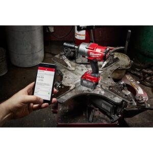 Milwaukee M18 ONE-KEY FUEL 18-Volt Lithium-Ion Brushless Cordless 1/2 in. Impact Wrench with Extended Anvil Kit with 2 Batteries