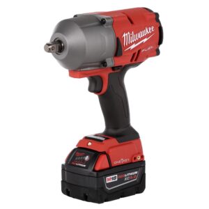 Milwaukee M18 FUEL ONE-KEY 18-Volt Lithium-Ion Brushless Cordless 1/2 in. Impact Wrench w/ Pin Detent Kit w/(2) 5.0Ah Batteries