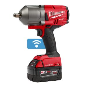Milwaukee M18 FUEL ONE-KEY 18-Volt Lithium-Ion Brushless Cordless 1/2 in. Impact Wrench w/ Friction Ring Kit w/(2) 5.0Ah Batteries