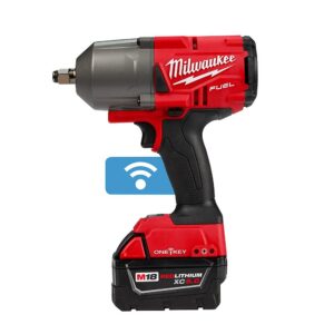 Milwaukee M18 FUEL ONE-KEY 18-Volt Lithium-Ion Brushless Cordless 1/2 in. Impact Wrench w/ Friction Ring Kit w/(2) 5.0Ah Batteries