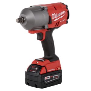Milwaukee M18 FUEL ONE-KEY 18-Volt Lithium-Ion Brushless Cordless 1/2 in. Impact Wrench w/ Friction Ring Kit w/(2) 5.0Ah Batteries