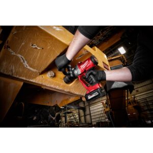 Milwaukee M18 FUEL ONE-KEY 18-Volt Lithium-Ion Brushless Cordless 1 in. Impact Wrench with Friction Ring and Two 8.0 Ah Batteries