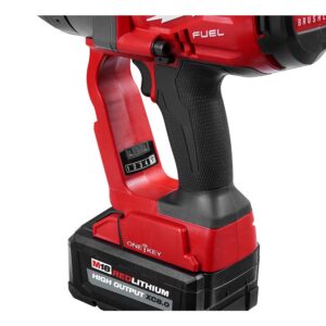 Milwaukee M18 FUEL ONE-KEY 18-Volt Lithium-Ion Brushless Cordless 1 in. Impact Wrench with Friction Ring and Two 8.0 Ah Batteries