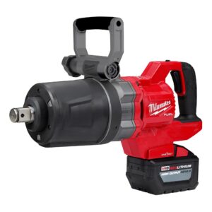 Milwaukee M18 FUEL 18-Volt Lithium-Ion Brushless Cordless 1 in. Impact Wrench with D-Handle Kit with Two 12.0 Ah Batteries