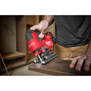 Milwaukee M18 FUEL 18-Volt Lithium-Ion Brushless Cordless Jig Saw (2-Tool) with (2) 6.0Ah Batteries
