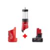 Milwaukee M12 12-Volt Lithium-Ion Cordless 400-Lumen LED Lantern/Flood Light W/ M12 Portable Power Source/Charger & 3.0Ah Battery