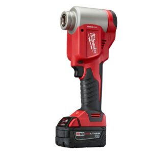Milwaukee M18 18-Volt Lithium-Ion 1/2 in. - 2 in. Force Logic High Capacity Cordless Knockout Tool Kit /W Die Set, 3.0Ah Batteries