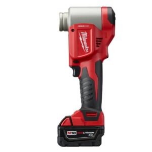 Milwaukee M18 18-Volt Lithium-Ion 1/2 in. to 4 in. Force Logic High Capacity Cordless Knockout Tool Kit w/Die Set 3.0 Ah Batteries