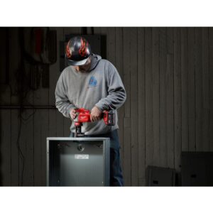 Milwaukee M18 18-Volt Lithium-Ion Cordless 1/2 in.- 4 in. Force Logic Knockout Tool Kit /W FUEL Hammer Drill & 5.0 Ah Battery