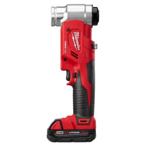 Milwaukee M18 18-Volt Lithium-Ion Cordless FORCE LOGIC 6 Ton Knockout Tool Kit w/(1) 2.0Ah Battery and Accessories