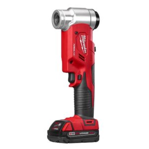 Milwaukee M18 18-Volt Lithium-Ion Cordless FORCE LOGIC 6 Ton Knockout Tool Kit w/(1) 2.0Ah Battery and Accessories