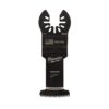 Milwaukee 1-3/8 in. High Carbon Steel Universal Fit Japanese Teeth Hardwood Cutting Oscillating Multi-Tool Blade (1-Pack)