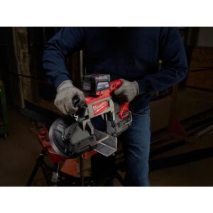 Milwaukee M18 FUEL 18-Volt Lithium-Ion Brushless Cordless Deep Cut Band Saw Kit W/(2) 9.0Ah Batteries, Rapid Charger & Hard Case