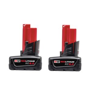 Milwaukee M12 12-Volt Lithium-Ion XC Extended Capacity Battery Pack 6.0Ah (2-Pack)