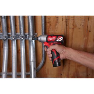 Milwaukee M12 12-Volt Lithium-Ion Cordless Drill Driver/Impact Driver Combo Kit (2-Tool) with Two 1.5 Ah Batteries and Bit Set
