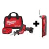 Milwaukee M12 FUEL 12-Volt Lithium-Ion Brushless Cordless HACKZALL Reciprocating Saw Kit W/ Free M12 Multi-Tool