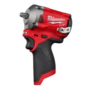 Milwaukee M12 FUEL 12-Volt Lithium-Ion Brushless Cordless 3/8 in. Impact Wrench and 3/8 in. Ratchets Combo Kit (Tool-Only Kit)