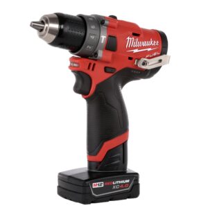 Milwaukee M12 FUEL 12-Volt Li-Ion Brushless Cordless Hammer Drill and Impact Driver Combo Kit (2-Tool) W/ LED Flood Light