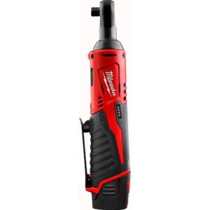Milwaukee M12 FUEL 12-Volt Li-Ion Brushless Cordless Hammer Drill and Impact Driver Combo Kit (2-Tool)w/ M12 3/8 in. Ratchet