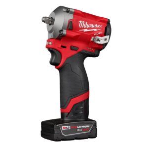 Milwaukee M12 FUEL 12-Volt Lithium-Ion Brushless Cordless Combo Kit (4-Tool) with 2 Batteries and Bag