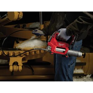 Milwaukee M18 FUEL 18-Volt Lithium-Ion Brushless Cordless 1/2 in. Impact Wrench with Friction Ring Kit with Free M18 Grease Gun