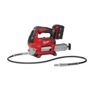 Milwaukee M18 FUEL 18-Volt Lithium-Ion Brushless Cordless 1/2 in. Impact Wrench with Friction Ring Kit with Free M18 Grease Gun