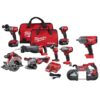 Milwaukee M18 FUEL 18-Volt Lithium-Ion Brushless Cordless Combo Kit (9-Tool) with (2) 5.0 Ah Batteries, (1) Charger, (2) Tool Bags