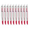 Milwaukee 9 in. 5 TPI AX Nail-Embedded Wood Cutting Reciprocating Saw Blades (10-Pack)