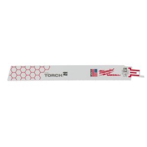 Milwaukee 9 in. 18 TPI Torch Metal Reciprocating Saw Blade (10-Pack)