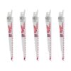 Milwaukee 6 in. 5 Teeth per in. Wood Cutting SAWZALL Reciprocating Saw Blades (5 Pack)