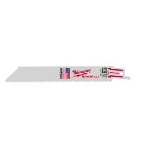 Milwaukee 6 in. 14 Teeth per in. Medium Metal Cutting SAWZALL Reciprocating Saw Blades (5 Pack)