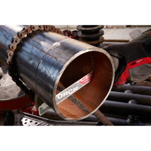Milwaukee 9 in. 7 TPI TORCH Carbide Teeth Thick Metal Cutting SAWZALL Reciprocating Saw Blade (3 Pack)
