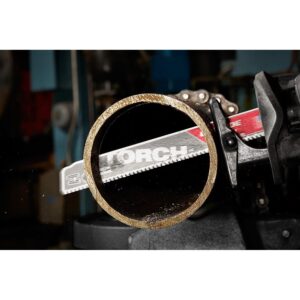 Milwaukee 9 in. 7 TPI TORCH Carbide Teeth Thick Metal Cutting SAWZALL Reciprocating Saw Blade (3 Pack)