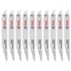 Milwaukee 9 in. 7/11 Teeth per in. WRECKER Demolition Mutli-Material Cutting SAWZALL Reciprocating Saw Blades (10 Pack)