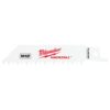 Milwaukee 4 in. 6 Teeth Per in. Plaster/Drywall Cutting HACKZALL Reciprocating Saw Blades (5 Pack)