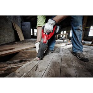 Milwaukee M18 FUEL 18-Volt Lithium-Ion Brushless Cordless SUPER SAWZALL Orbital Reciprocating Saw W/ HIGH OUTPUT XC 8.0Ah Battery