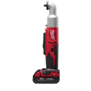 Milwaukee M18 18-Volt Lithium-Ion Cordless 3/8 in. 2-Speed Right Angle Impact Wrench Kit W/(1) 1.5Ah Batteries, Charger, Hard Case