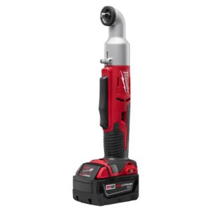 Milwaukee M18 18-Volt Lithium-Ion Cordless 3/8 in. 2-Speed Right Angle Impact Wrench Kit W/(2) 3.0Ah Batteries, Charger, Hard Case