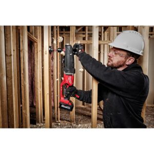 Milwaukee M18 FUEL 18-Volt Lithium-Ion Brushless Cordless GEN 2 SUPER HAWG 7/16 in. Right Angle Drill QUIK-LOK Kit