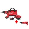 Milwaukee M18 FUEL 18-Volt Lithium-Ion Brushless Cordless Drywall Screw Gun Compact Kit with Collated Screw Gun Attachment