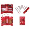 Milwaukee SHOCKWAVE Impact Duty Driver Steel Bit Set with Titanium Drill Bit Set & Reciprocating Saw Blade & Auger Set (90-Piece)