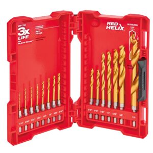 Milwaukee SHOCKWAVE Impact Duty Driver Steel Bit Set with Titanium Drill Bit Set & Reciprocating Saw Blade & Auger Set (90-Piece)