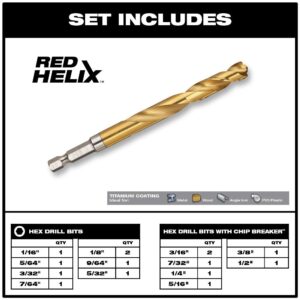 Milwaukee SHOCKWAVE Impact Duty Driver Steel Bit Set with Titanium Drill Bit Set & Reciprocating Saw Blade & Auger Set (90-Piece)